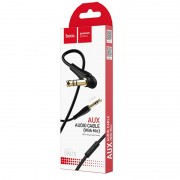 Аудио кабель Aux Hoco UPA15 With Mic (1m) (Черный)