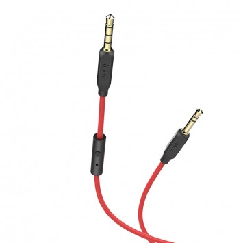Аудио кабель Aux Hoco UPA12 With Mic (1m) - Кабели / Переходники - изображение 1