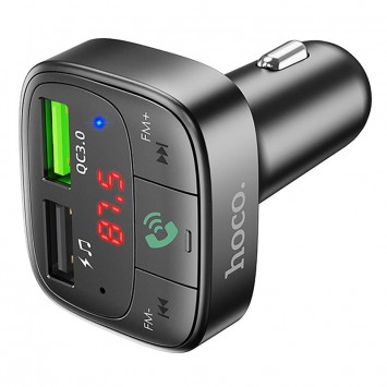Автомобильное зарядное устройство HOCO E59 с FM модулятором, черного цвета, с одним USB-портом. Модель имеет компактные размеры и современный дизайн.