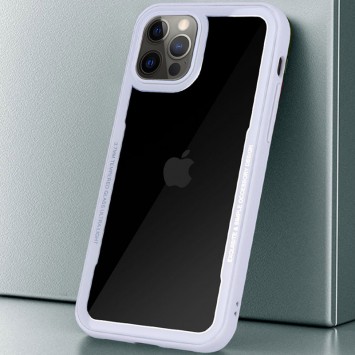 TPU+PC чохол G-Case Shock Crystal для Apple iPhone 12 Pro Max (6.7"") (Білий) - Чохли для iPhone 12 Pro Max - зображення 2 