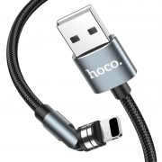 Магнитный кабель Hoco U94 Lightning (1.2 m) "Universal magnetic" (Черный)