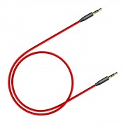 Аудио кабель Aux Baseus Yiven M30 (1m) (CAM30-BS) (Черный / Красный)