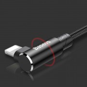 Кабель зарядки Baseus MVP Elbow Lightning Cable 2.4A (1m) (CALMVP) (Black)
