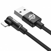 Кабель зарядки Baseus MVP Elbow Lightning Cable 2.4A (1m) (CALMVP) (Black)