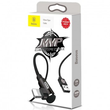 Кабель зарядки Baseus MVP Elbow Lightning Cable 2.4A (1m) (CALMVP) (Black) - Lightning - изображение 4