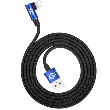 Кабель зарядки на Айфон Baseus MVP Elbow Lightning Cable 2.4A (1m) (CALMVP) (blue) - Lightning - зображення 4 