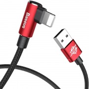 Зарядний кабель Baseus MVP Elbow Lightning Cable 2.4A (1m) (CALMVP) (Red)