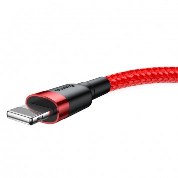 USB кабель Baseus Cafule Lightning Cable 2.4A (0.5m) (CALKLF-A) (Червоний) - Lightning - зображення 2 
