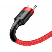 Кабель зарядки и синхронизации Baseus Cafule Type-C Cable 3A (0.5m) (CATKLF-A) (Красный)