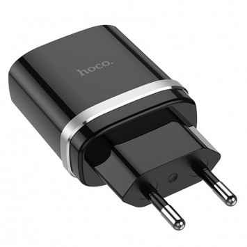 Зарядное устройство Hoco C12Q Smart QC3.0 (1USB/3A) (Черный) - Сетевые зарядные устройства (220 В) - изображение 1