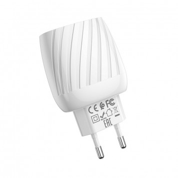 Сетевое зарядное устройство Hoco C78A (2USB/2.4A) (Белый) - Сетевые зарядные устройства (220 В) - изображение 2