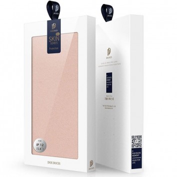 Чехол-книжка для Apple iPhone 12 mini (5.4"") - Dux Ducis с карманом для визиток (Rose Gold) - Чехлы для iPhone 12 mini - изображение 5