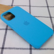 Чехол для Apple iPhone 12 Pro Max (6.7"") - Silicone Case (AA) (Голубой / Blue)