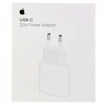 Зарядний пристрій Apple 20W Type-C Power Adapter (A) (box) (Білий) - Мережеві ЗП (220 В) - зображення 2 