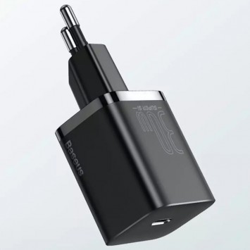 Зарядний пристрій Baseus Super Si Quick Charger 1C 30W (CCSUP-J) (Чорний) - Мережеві ЗП (220 В) - зображення 1 