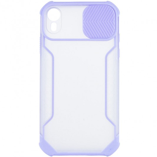 Чохол для Apple iPhone XR (6.1"") Camshield matte Ease TPU зі шторкою (бузковий) - зображення 1 