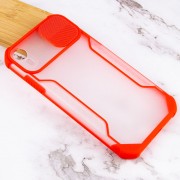Чехол для Apple iPhone XR (6.1"") Camshield matte Ease TPU со шторкой (Красный)