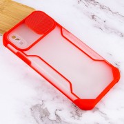 Чехол для Apple iPhone X / XS (5.8"") - Camshield matte Ease TPU со шторкой (Красный)