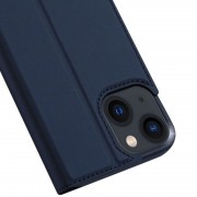 Чехол-книжка для Apple iPhone 13 mini - Dux Ducis с карманом для визиток (Синий)