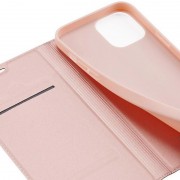 Чехол-книжка для Apple iPhone 13 mini - Dux Ducis с карманом для визиток (Rose Gold)