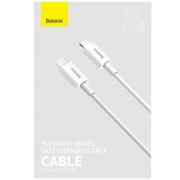 Дата кабель Baseus Superior Series Fast Charging Type-C to Lightning PD 20W (1m) (CATLYS-A) (Белый)