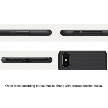 Чехол для Apple iPhone XS Max (6.5"") Nillkin Matte (Черный) - Чехлы для iPhone XS Max - изображение 4