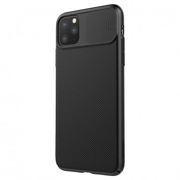Карбонова накладка для Apple iPhone 11 Pro (5.8"") - Nillkin Camshield (шторка на камеру) (Чорний/Black) - Чохли для iPhone 11 Pro - зображення 3 