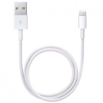 Дата кабель для Apple USB to Lightning (ААА) (1m) no box (Білий) - Lightning - зображення 1 