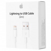 Зарядний кабель для Apple USB to Lightning (ААА) (2m) (Білий)