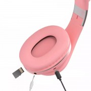 Bluetooth навушники Tucci STN-28 (Рожевий)