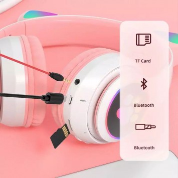 Bluetooth навушники Tucci STN-28 (Рожевий) - Bluetooth наушники - зображення 2 