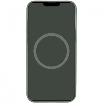 Чохол для Apple iPhone 12 Pro / 12 (6.1"") - Silicone case (AAA) full with Magsafe and Animation (Зелений / Cyprus Green) - Чохли для iPhone 12 Pro - зображення 3 