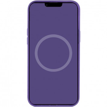 Чехол для Apple iPhone 12 Pro / 12 (6.1"") - Silicone case (AAA) full with Magsafe and Animation (Фиолетовый / Amethyst) - Чехлы для iPhone 12 Pro - изображение 3