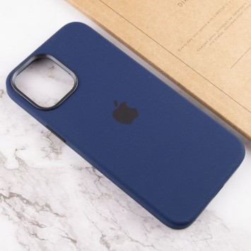 Чохол для Apple iPhone 12 Pro / 12 (6.1"") - Silicone case (AAA) full with Magsafe and Animation (Синій / Navy blue) - Чохли для iPhone 12 Pro - зображення 6 