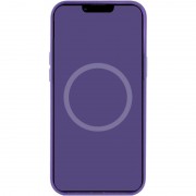 Чохол для Apple iPhone 12 Pro Max (6.7"") - Silicone case (AAA) full with Magsafe and Animation (Фіолетовий / Amethyst)