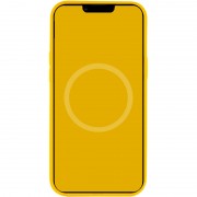 Чехол для Apple iPhone 12 Pro Max (6.7"") - Silicone case (AAA) full with Magsafe and Animation (Желтый / Sunflower)