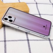TPU+Glass чохол для Apple iPhone 11 Pro (5.8"") - Aurora Classic (Бузковий)