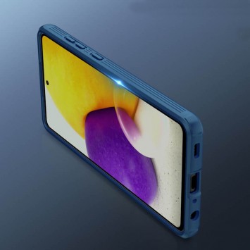 Карбоновая накладка для Samsung Galaxy A72 4G / A72 5G - Nillkin Camshield (шторка на камеру) (Синий / Blue) - Чехлы для Samsung Galaxy A72 4G / A72 5G - изображение 4