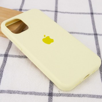 Чохол Apple iPhone 13 Pro Max - Silicone Case Full Protective (AA) (Жовтий / Mellow Yellow) - Чохли для iPhone 13 Pro Max - зображення 1 