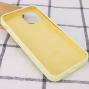 Чехол для Apple iPhone 13 Pro Max - Silicone Case Full Protective (AA) (Желтый / Mellow Yellow)