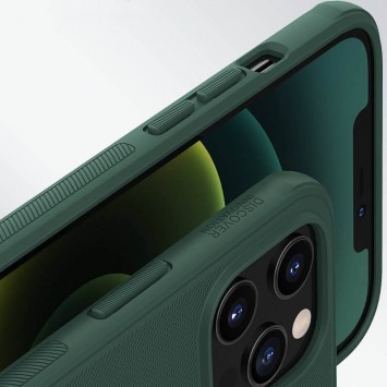Чехол для Apple iPhone 13 Pro - Nillkin Matte Pro (Зеленый / Deep Green) - Чехлы для iPhone 13 Pro - изображение 3
