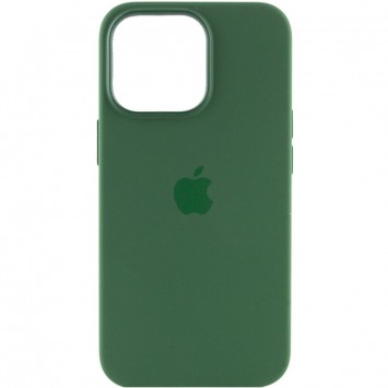 Чохол для Apple iPhone 13 Pro - Silicone case (AAA) full with Magsafe and Animation (Зелений / Clover) - Чохли для iPhone 13 Pro - зображення 1 