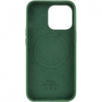 Чохол для Apple iPhone 13 Pro - Silicone case (AAA) full with Magsafe and Animation (Зелений / Clover) - Чохли для iPhone 13 Pro - зображення 2 