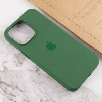 Чохол для Apple iPhone 13 Pro - Silicone case (AAA) full with Magsafe and Animation (Зелений / Clover) - Чохли для iPhone 13 Pro - зображення 6 