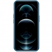 Чехол для Apple iPhone 13 (6.1"") - Nillkin Matte Magnetic Pro (Синий / Blue)