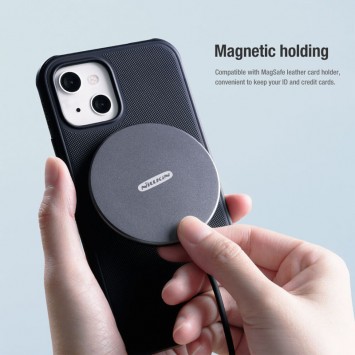 Чохол для Apple iPhone 13 mini (5.4"") - Nillkin Matte Magnetic Pro (Чорний/Black) - Чохли для iPhone 13 mini - зображення 4 
