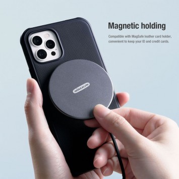 Чехол для Apple iPhone 13 Pro - Nillkin Matte Magnetic Pro (Черный / Black) - Чехлы для iPhone 13 Pro - изображение 4