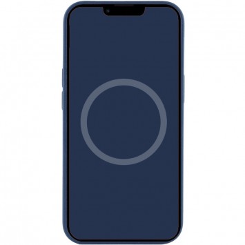 Чохол для Apple iPhone 13 mini (5.4"") - Silicone case (AAA) full with Magsafe and Animation (Синій / Abyss Blue) - Чохли для iPhone 13 mini - зображення 3 