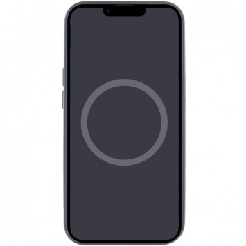 Чохол для Apple iPhone 13 mini (5.4"") - Silicone case (AAA) full with Magsafe and Animation (Чорний / Midnight) - Чохли для iPhone 13 mini - зображення 3 