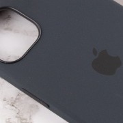 Чехол для Apple iPhone 13 mini (5.4"") - Silicone case (AAA) full with Magsafe and Animation (Черный / Midnight)